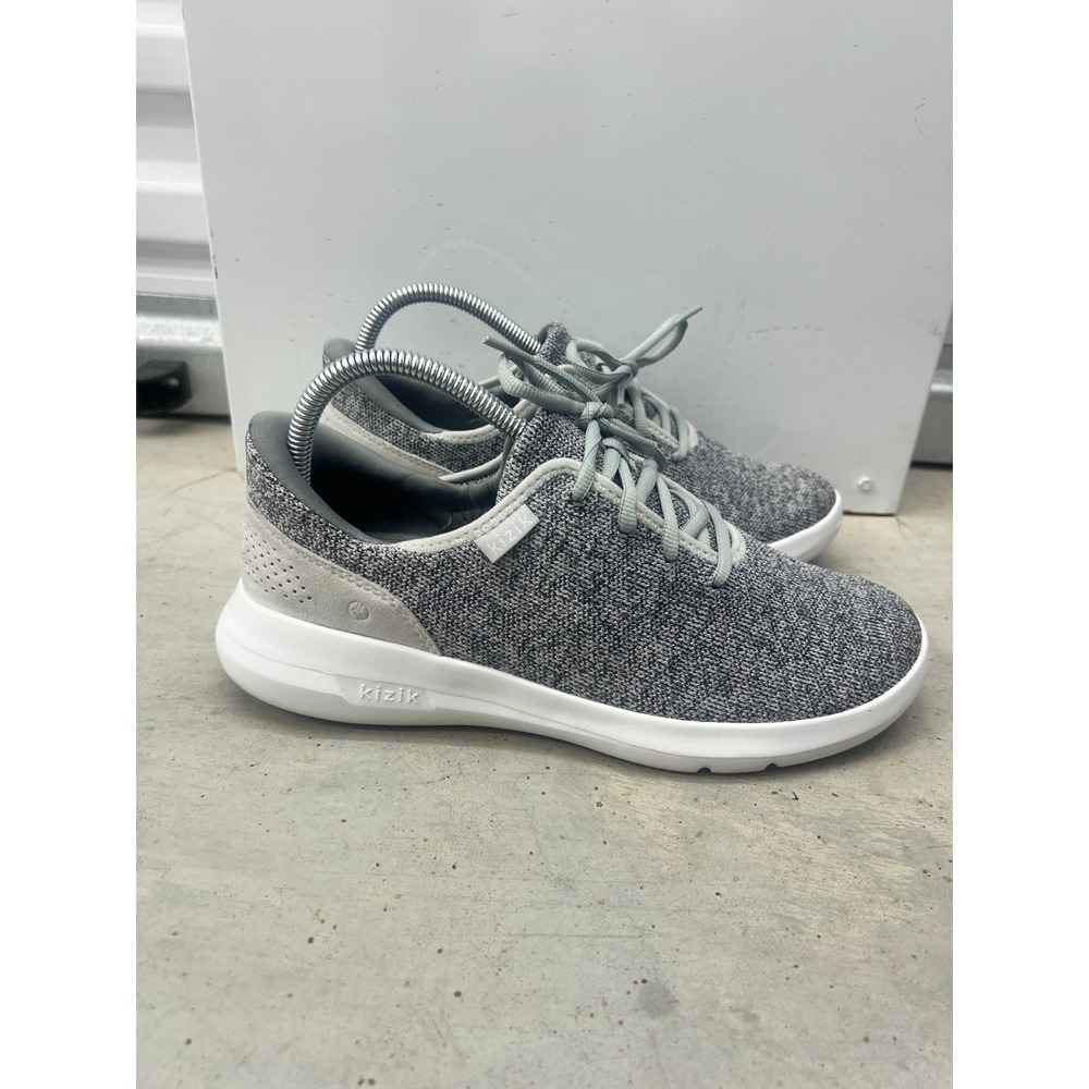 Kizik Madrid Eco Knit DMADHG01 Sneaker Unisex M7.5/W9 2E-Wide Gray Comfort Shoes